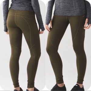 SOLD- Lululemon First Mile Tech Leggings